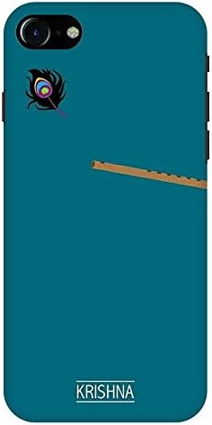 Covertoon Premium Quality All Side Designer Printed Hard Plastic Back Cover iPhone 8; Krishna Flute_549