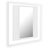 vidaXL-Armario-Espejo-de-Bano-con-Luz-LED-Inodoro-Aseo-Muebles-Mobiliario-Almacenamiento-Estante-Decoracion-Adorno