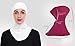 Ninja Cotton Jersey Inner Neck Under Scarf for Hijabs Black