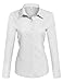 HOTOUCH Womens long Sleeve Button Down Shirt with Stretch