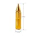 Xprite Gold Aluminum Mounted 90mm Spike Extended Nut Refit Wheel Lug Nuts/Tire Screw M12x1.5