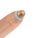 zroven 3pcs Facial Hair Remover Replacement Heads Eyebrow Hair Removal Tool Rose Gold Eyebrow Hair Remover Trimmer Razor Heads Covers for Replacement