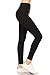 LY3X5X-BLACK2 Basic Yoga Solid Leggings, 3X5X Plus Sizethumb 1
