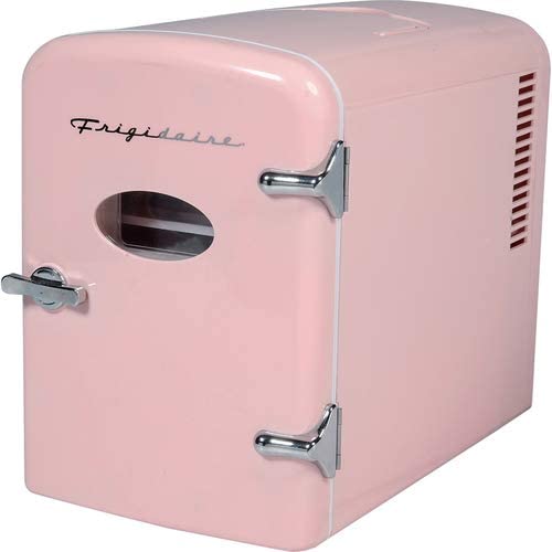 Frigidaire EFMIS175PINK Portable Mini FridgeRetro Extra Large 9Can Travel Compact