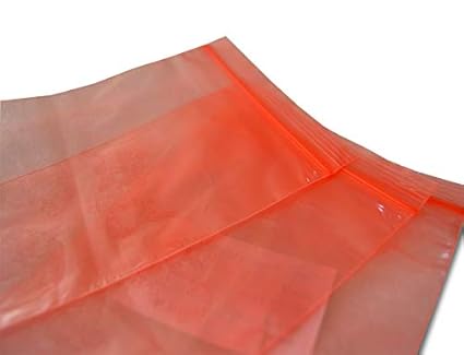 Antistatik ESD Pink Poly-Beutel (PE) mit Ziplock, 100 Stück (100 x 150 MM)
