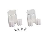 1 X New Broom Clips Mop Hanging Wall Hook Handle Organizer White Kitchen Home 2 Set