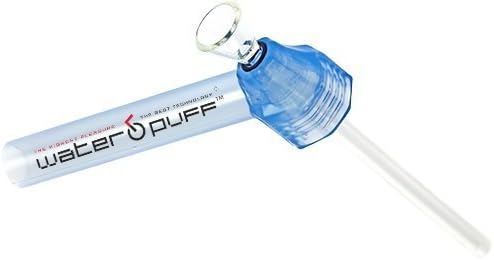 WaterPuff Portable Hookah for use with Bottles, Blue
