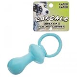 Coastal Pet Rascals Latex Pacifier Dog Toy Blue: 4 5 Long