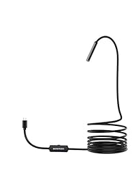 DEPSTECH   Cámara de vigilancia semirrígida para dispositivos Android OTG USB C Samsung Note8 S8,  Pixel (USB endoscopio, 0.217 in)