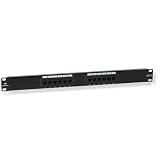 Cable Matters UL Listed Rackmount or Wall Mount 12 Port Cat6 Patch Panel (Cat 6 RJ45 Patch Panel)