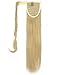 Wavy Curly Ponytail Extension Wrap Around Long Straight Pony Tail Hair Synthetic Hairpiecethumb 1