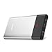 PISEN 10000mAh Portable Charger - Slim Power Bank with Digital Display Fast Charging Compatible for iPhones iPads Samsung Phones and Tablets (Silver)