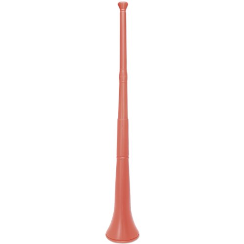 Vuvuzela Stadium Horn , 29 Inch Collapsible Noise Maker - Red