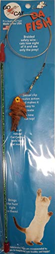 Go Cat DA Fish Teaser Wand with Toy Fish - //coolthings.us