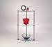 Convenience Concepts Designs2Go Classic Glass 3-Tier Corner Shelf 13.75