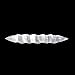 1 (ONE) Spiral Selenite Wand - Double Terminated Spiral Point Selenite Wand - Rock Paradise Exclusive - COA