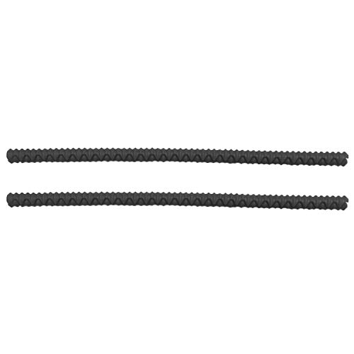 Oven Accessories,Oven Rack Guards 2PCS Food Grade Heat Resistant Anti-scalding Silicone Oven Rack Guards Shields Protectors for Home Dining Restaurant Black