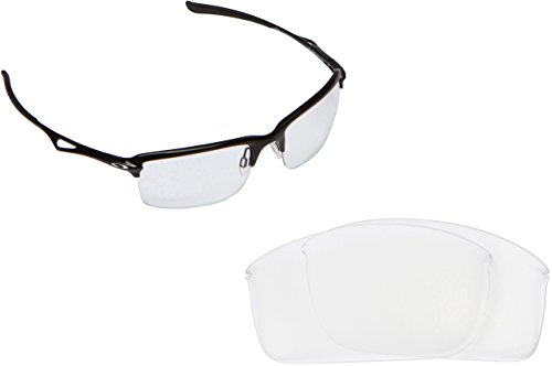 New SEEK OPTICS Replacement Lenses Oakley WIRETAP - Clear