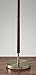 Adesso Floor Lamp, Walnut