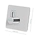 Eipihon 4 Pack Upgraded No Drilling Waterproof and Rustproof Stainless Steel Self Adhesive Hooks for Kitchens, Bathrooms, Lavatories, Closets, Office and so on