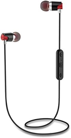 Bluetooth Headphones GJTBTH-700 Sweatproof Bluetooth V4.0 Wireless Headset Earphones In-Ear Earbuds with Microphone&amp;Stereo for Sports (RED)
