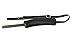 Walker & Williams C-19 Classic Black Vintage Style Rockabilly Guitar Strap Premium Signature Soft Grain Leather Extra Long For Acoustic, Electric, And Bass Guitars