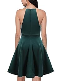 Yikomi K013 - Vestido de cóctel sin mangas para mujer, estilo vintage