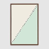 Framed Canvas Wall Art Minimalistic Painting Canvas Prints Home Artwork Decoration for Living Room,Bedroom - 16x24 inches