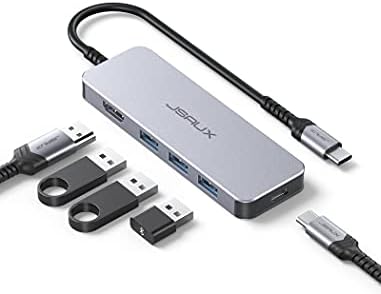 Jsaux USB-C 5-in-1 Multifunction Adapter gray price in Egypt