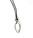 [EK intl.] Eyeglasses Holder Necklace Strap - for Women Metal Silver Classical Ellipse design - Hold Sunglasses around neck - Prevent losing your glasses
