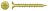(2000) 8x3 Phillips Bugle Head Coarse Thread Exterior Yellow Zinc Deck Screw #138189