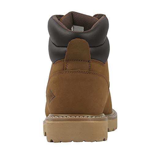 Steel Toe Work Boots for Men 6" - Safety Shoes Slip Resistant & Electrical Hazard Work Boots (10, Olive)