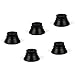 Ardermu 5 Pack Alloy Metal Stand Base Display Holder Screw for 510 Thread Tank - DIY Station Building Deck (Black)