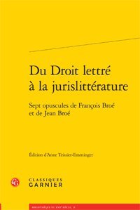 Du droit lettré à la jurislittérature