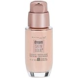 Maybelline New York Dream Satin Liquid Foundation + hydrating Serum, Porcelain Ivory, 1 oz (Package May Vary)