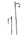 WSD Ski Poles Telescopic Adjustable Collapsible Kids Junior Downhill/Alpine ski Poles Black/Silver Pair with Baskets New