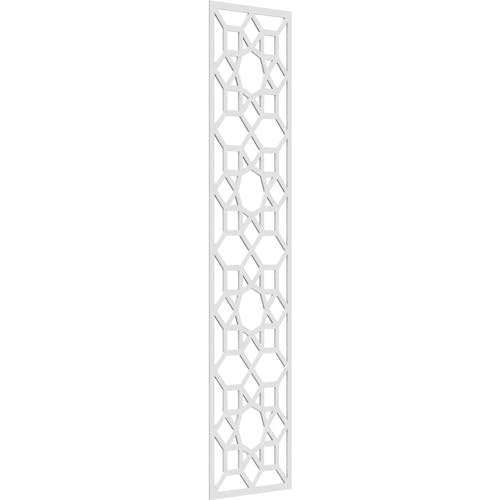 23 3/8"W x 95 3/8"H x 3/8"T Hanover Decorative Fretwork Wall Panels in Architec…