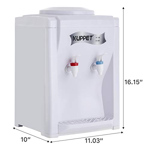 KUPPET Countertop Water Cooler Dispenser35 Gallon Hot & Cold Water
