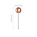 500 Pack Map Push Pins Map Tacks Small Size (Rose Gold, 1/8 Inch)