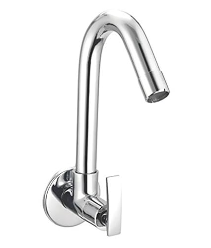 SBD Sink Cock Tap for Kitchen/Bathroom Soft,Wall Mounted (Chrome Finished)