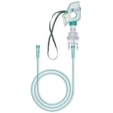Pediatric Oxygen Mask with 7 Feet Tubing, Adjustable Elastic Strap, DEHP-Free, Latex-Free, for Children, 2 Pack
