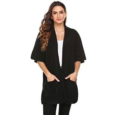 luxilooks Bed Shawl Blanket Cover Warm Scarf Bed Jacket Cape with Pockets for Women luxilooks Bed Shawl Blanket Cover Warm Scarf Bed Jacket Cape with Pockets for Women