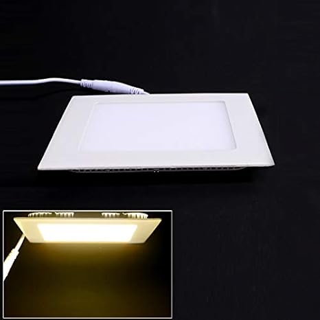 6w 9w 12w Led Recessed Ceiling Light Square Panel Warm