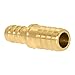 Beduan Brass Reducer Hose Barb Fitting, 1/2 