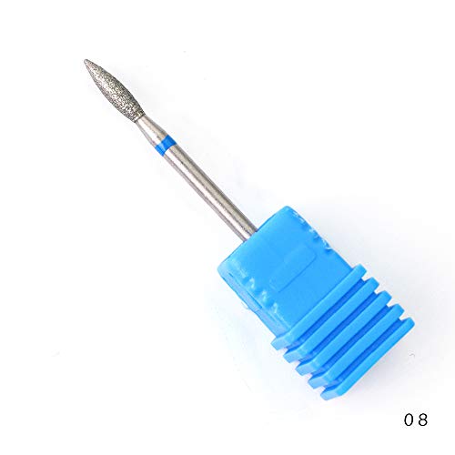 29 Types Diamond Nail Drill Bit Rotary Burr Cuticle Clean Electric Bits For Manicure Drill Accessories Nail Mill Cutter SAA01-29 08