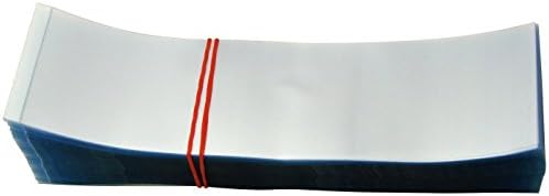 7 1/2" x 2" Perforated Shrink Wrap Bands Pack of 250 - Fits Cap Diameter 4 1/4" to 4 1/2" (Size Options) [Instructions Included]