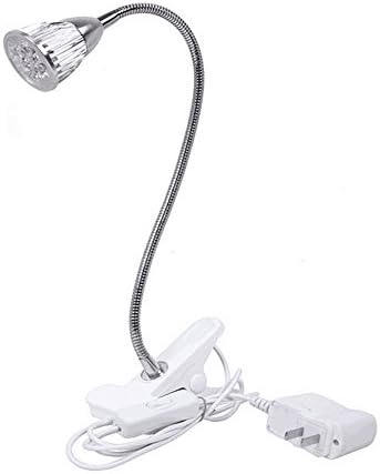 Lavedo LED Grow Light 5W LED Clip Desk Lamp Clamp Flexible Neck 360 Degree for Indoor Plant and Hydroponic Garden Greenhouse
