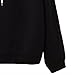 Froomer Womens Teens Girls Extra-terrestrial Print Long Sleeve Hoodie Sweatshirt (Asian XL, Black)