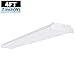 ANTLUX 4ft LED Garage Shop Lights, LED Wraparound Light Fixture 50W, 5500 Lumens, 4000K Neutral White, 4 Foot Integrated Low Profile Linear Flushmount Ceiling Lighting, 128W Fluorescent Replacement