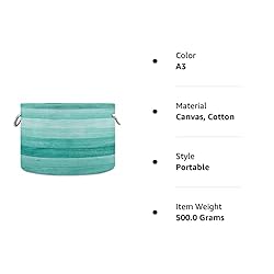 xigua Large Storage Basket Cotton Rope Basket Teal